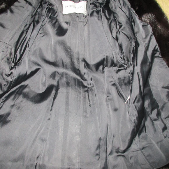 VTG 90S RANCH MINK JACKET  COAT KNEE LENGTH MEDIUM - Picture 5 of 8